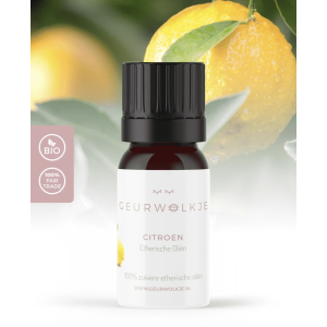 Citroen etherische olie Geurwolkje