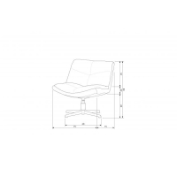 Vinny draaifauteuil antraciet