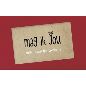 Mag ik jou mijn kaartje geven?