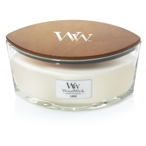 Woodwick Linen Ellipse Candle 