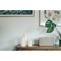 Uyuni Led Pillar Candle Nordic White 10,1 x 15,2 cm