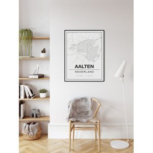 Ansichtkaart plattegrond Aalten