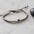 Onyx Bloom Black Gold Armband