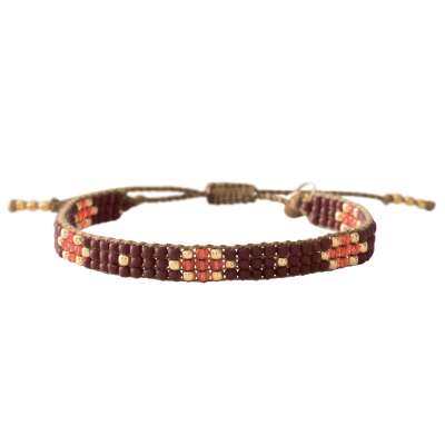 Summerlight Garnet Gold Armband