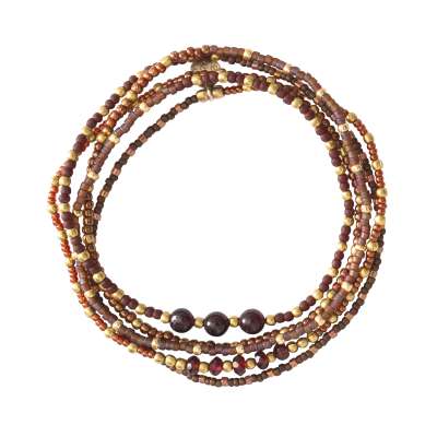 Together Garnet Gold Armband