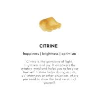 Edelsteen Kaart Citrien goud armband