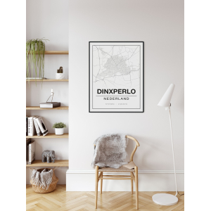 Ansichtkaart plattegrond Dinxperlo