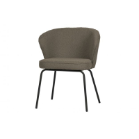 Admit eetkamerstoel bouclé nougat