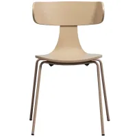Form houten stoel metalen poot zand WOOOD