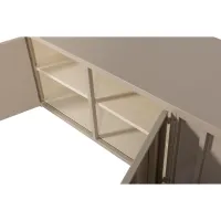 Level tv meubel metaal zand 44x160 cm