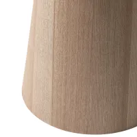 Maud bijzettafel conisch hout naturel 50xø45 cm