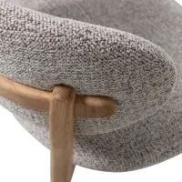 Udar eetkamerstoel met houten frame naturel