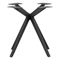 Holland kruispoot metaal zwart WOOOD