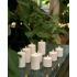 NIEUW Uyuni Outdoor LED pillar candle white 8,4 x 10 cm