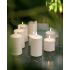 NIEUW Uyuni Outdoor LED pillar candle white 8,4 x 10 cm