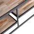 Vic salontafel hout/metaal 120 x 60 cm WOOOD