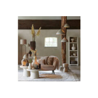 Salontafel Ø70x38 cm KULONA beige 