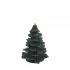 Uyuni LED Kerstboom-Kaars Pine green - Smooth 9x12cm