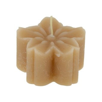 Bloemenkaars taupe