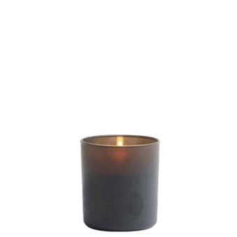 Uyuni Glass Candle Grey 9,2x10,2 cm