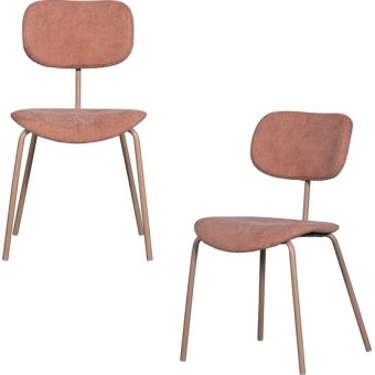 Link eetkamerstoel roze (per 2)