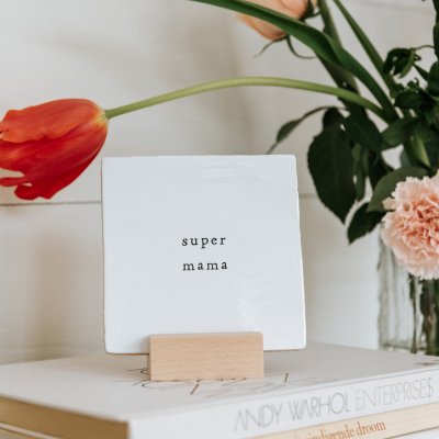 Tegeltje Super Mama Ik Pak Je In