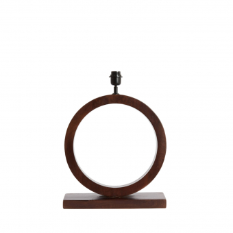 Lampvoet 41x13x55 cm hout mat bruin 