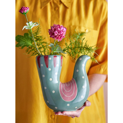 Vaas Trudy groen - Bloomingville