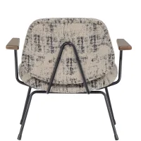 Aure fauteuil chenille beige/zwart