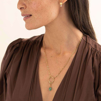 Aventurijn Edelsteen Vergulde Hanger A Beautiful Story