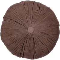 WOOOD Aziz Kussens Velvet Bruin/Naturel – Set van 3