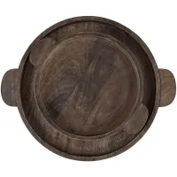 Set van 2 Bak dienbladen hout bruin WOOOD