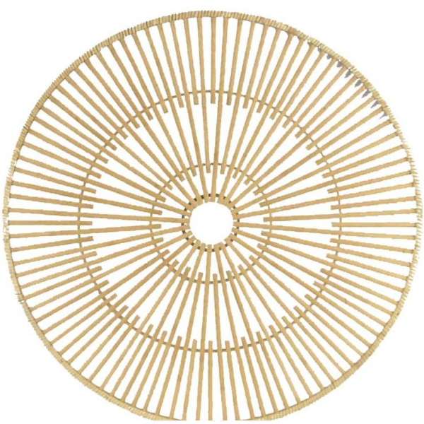 Muurdeco rotan 80 cm