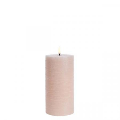 Uyuni Stompkaars Pillar Candle Beige 7,8 x 15,2 cm