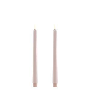 Uyuni Dinerkaars Taper Candle Beige 2,3 x 25,5 cm (set a 2)