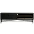 WOOOD Bequest TV-meubel Hout Zwart 160 cm