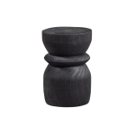 Bikkel kruk hout zwart