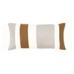 Kussen bohemian camel ecru 33x70cm