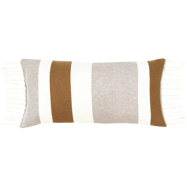 Kussen bohemian camel ecru 33x70cm