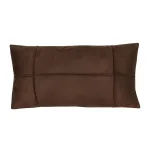 Kussen ruit suède dark chocolate 55x33cm