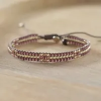 Competent Granaat Zilverkleurige Armband A Beautiful Story