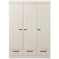 WOOOD Connect 3-Deurs Kledingkast + Lade Dust