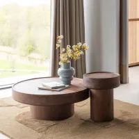 WOOOD Dara Bijzettafel Mangohout Bruin