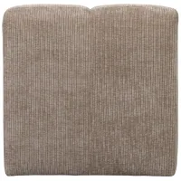 WOOOD Mojo eetbankje 84 cm met rugleuning ribstof donkerzand