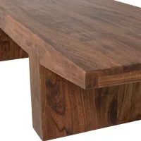 WOOOD Eron Salontafel Acaciahout Bruin