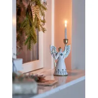 Evangeline kandelaar wit Bloomingville