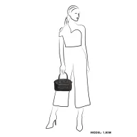 Micmacbags Everyday Handtas Leer zwart