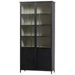 WOOOD Exhibit XL 2-deurs vitrinekast metaal zwart