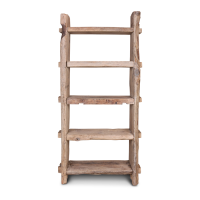 Natuurlijke onbehandelde houten wandkast 110 x 40 x 220 cm