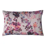 Kussen flower zand paars 55x35cm